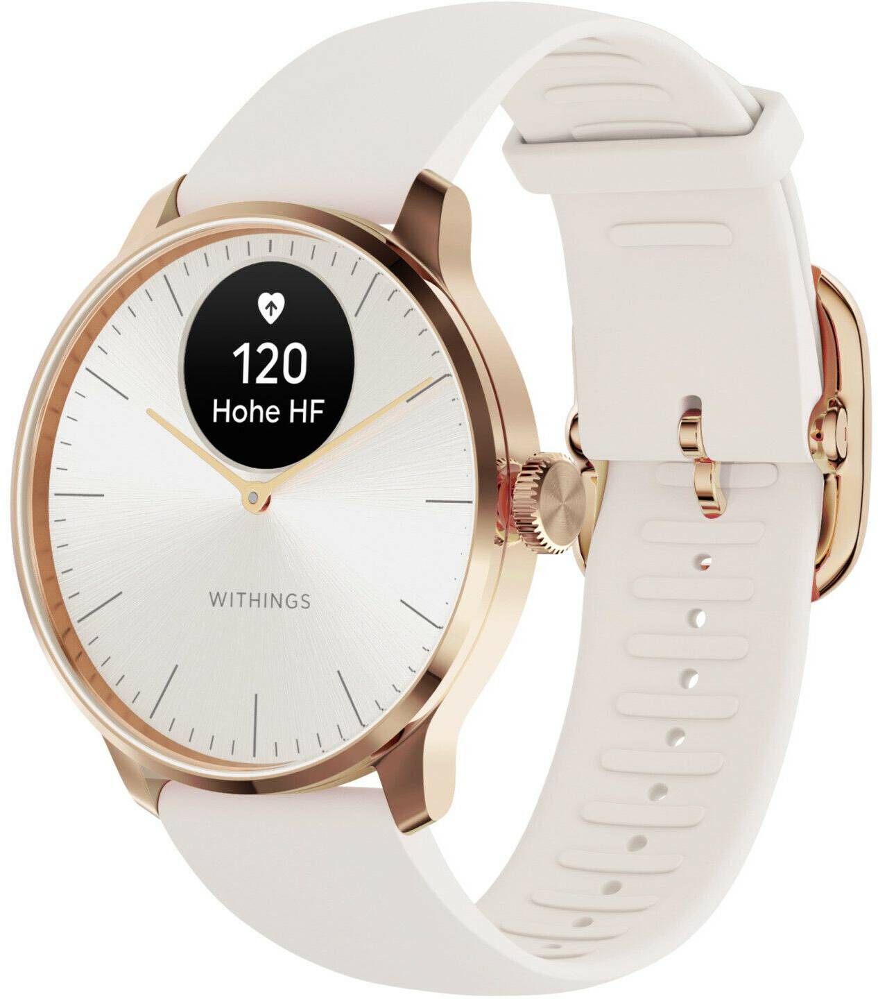 Withings Scanwatch Light 37mmRosegold White Withings Scanwatch Light 37mm