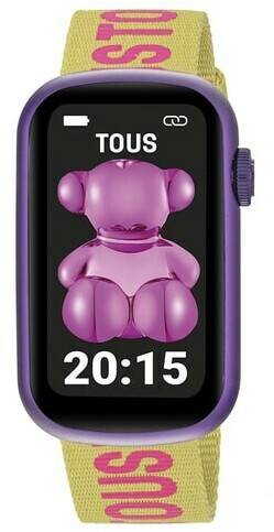 Tous T-Band Nylon and SiliconeFuchsia/Green Tous T-Band Nylon and Silicone